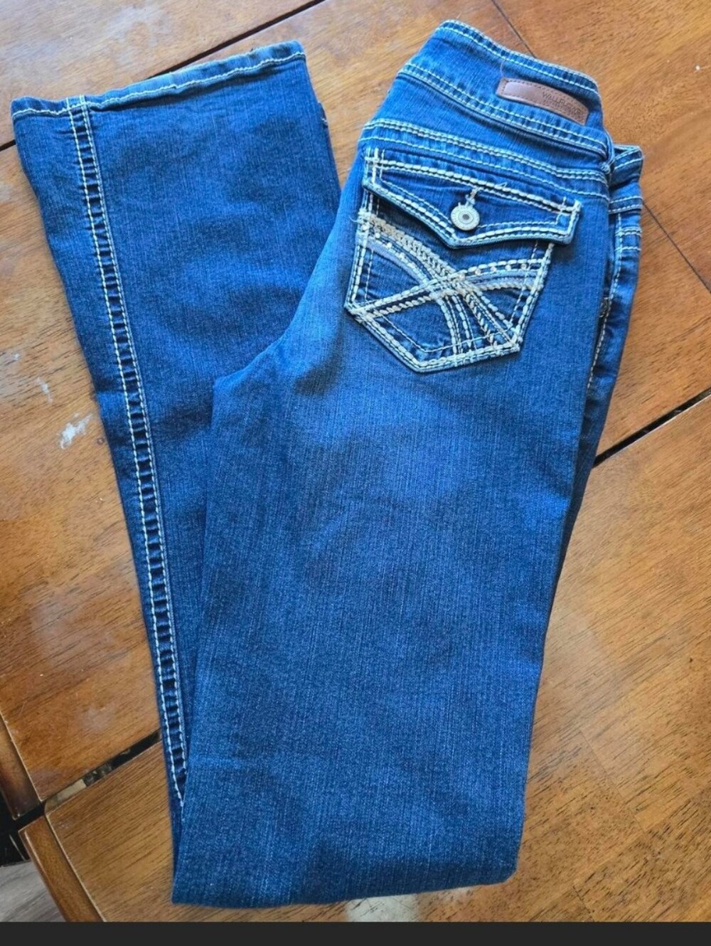 Wallflower Bootcut Denim Jeans With Embroidery